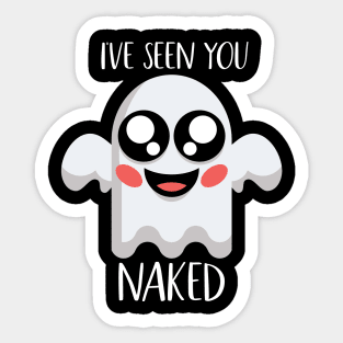 Peeping Ghost Sticker